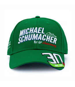 Michael Schumacher Formula 1 1991 First Grand Prix Adult Baseball Cap