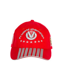 Michael Schumacher Formula 1 2004 7x World Champion Limited Edition Red Kids Baseball Cap