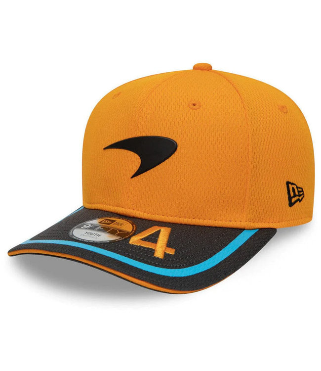 McLaren F1 Team Kids Driver Baseball Cap Lando Norris Papaya Orange - Collection 2023