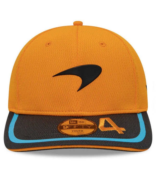 McLaren F1 Team Kids Driver Baseball Cap Lando Norris Papaya Orange - Collection 2023