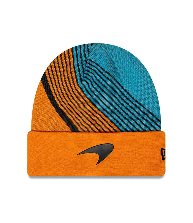 McLaren F1 Team Adult Team Cuff Beanie Papaya Orange - Collection 2023