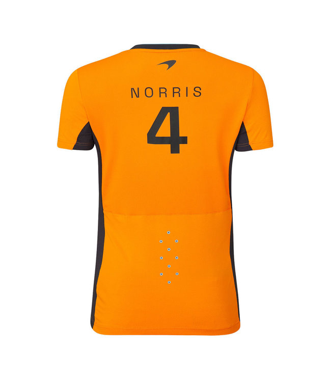 McLaren F1 Team Womens Replica Norris Set-Up Driver Tee Papaya Orange - Collection 2023