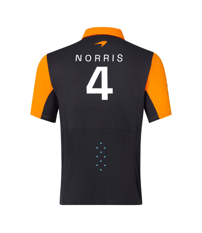 McLaren F1 Team Adult Norris Driver Polo Papaya/Phantom - Collection 2023