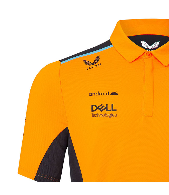 McLaren F1 Team Adult Norris Driver Polo Papaya/Phantom - Collection 2023