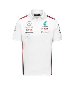 Mercedes AMG Petronas F1 Team 2023 Team Polo White Adult