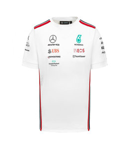 Mercedes AMG Petronas F1 Team 2023 Team Driver T-Shirt White Adult