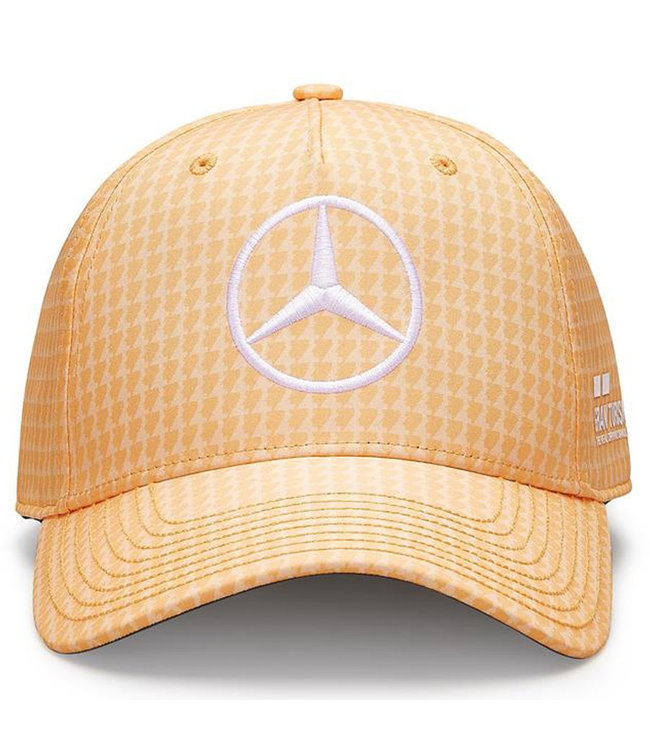 Mercedes AMG Petronas F1 Team - Lewis Hamilton Driver Cap Peach Adult - Collection 2023