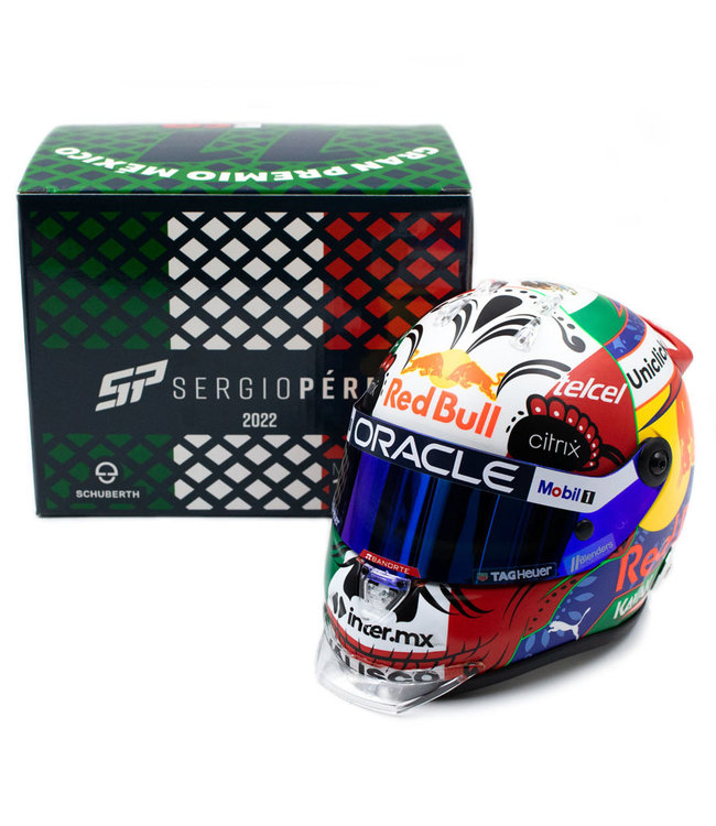 Oracle Red Bull  Racing F1 Team Sergio Perez Helmet 2022  Scale 1:2