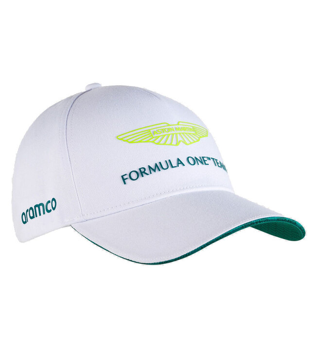 Aston Martin Cognizant F1 Team Adult Team Baseball Cap White - Collection 2023