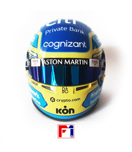 Aston Martin Cognizant F1 Team Fernando Alonso Helmet 2023