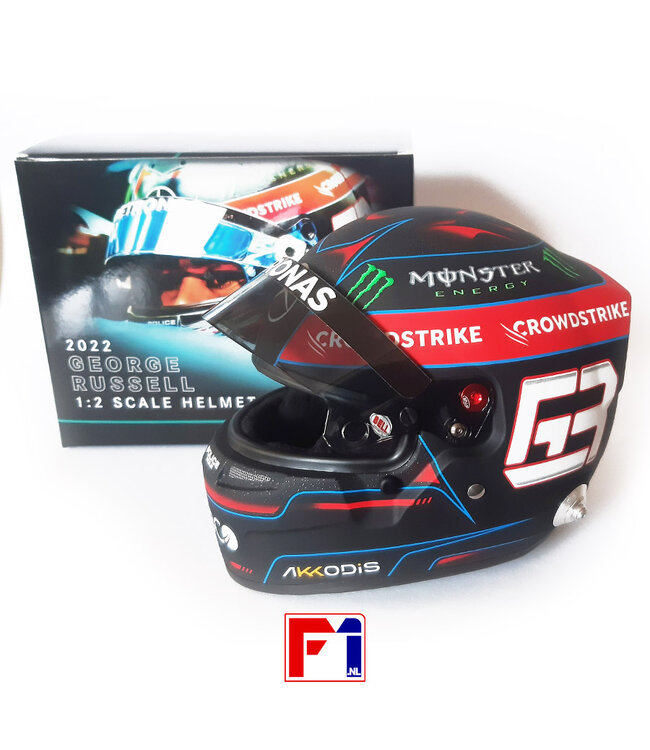 Mercedes AMG Petronas F1 Team George Russell Helmet 2022  Scale 1:2
