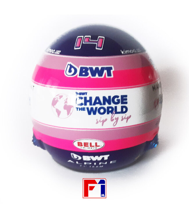 BWT Alpine F1 Team Fernando Alonso Helmet 2022  Scale 1:2