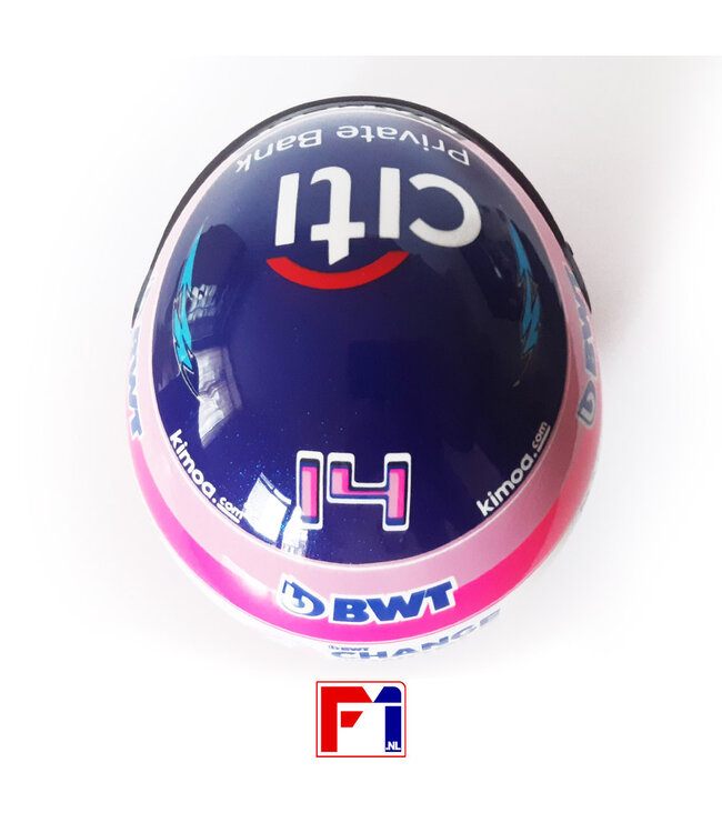 BWT Alpine F1 Team Fernando Alonso Helmet 2022  Scale 1:2