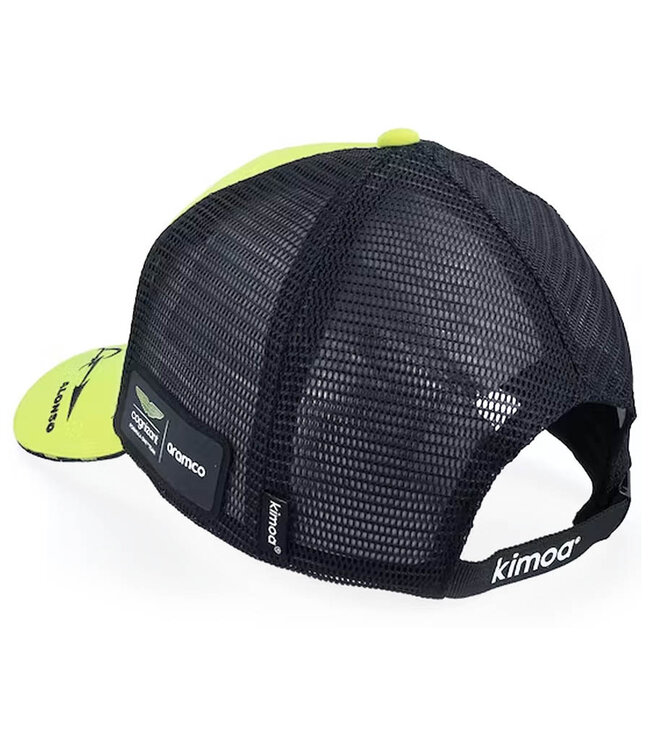 Aston Martin Cognizant F1 Team Adult Alonso Drivers Lifestyle Cap Lime - Collection 2023