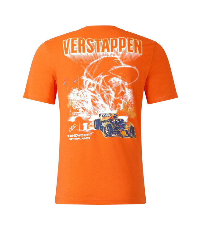 Oracle Red Bull  Racing F1 Team Red Bull Max Verstappen Dutch GP T-Shirt Kids Orange - Collection 2023
