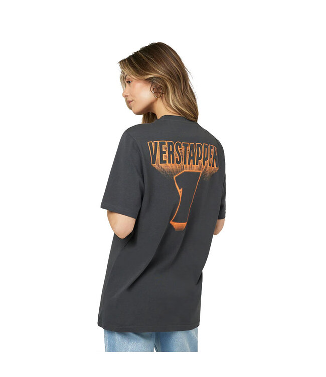 Oracle Red Bull  Racing F1 Team Red Bull Max Verstappen Dutch GP T-Shirt Adult Asphalt Grey - Collection 2023