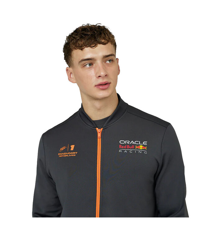 Oracle Red Bull  Racing F1 Team Red Bull Max Verstappen Dutch GP Track Jacket Adult Asphalt Grey - Collection 2023