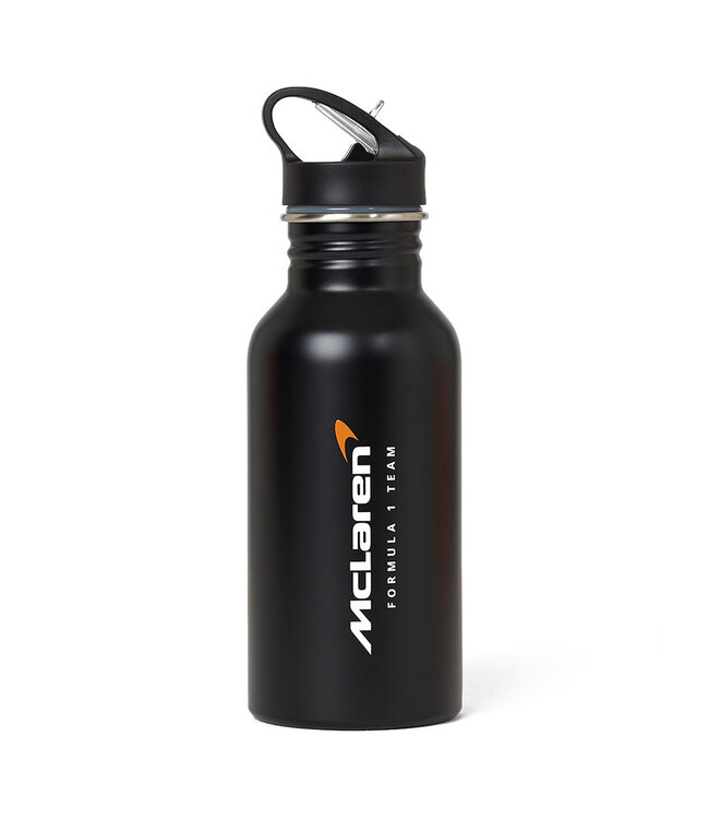 McLaren F1 Team Stainless Steel Water Bottle 450ML Black - Collection 2024