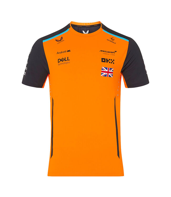 McLaren F1 Team Adult Norris Replica Driver Set Up T-Shirt Papaya/Phantom - Collection 2024