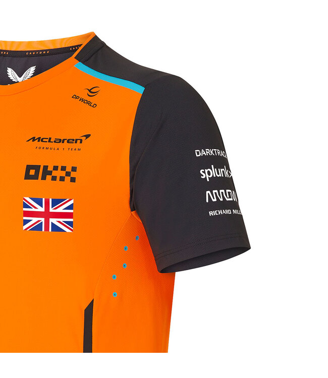 McLaren F1 Team Adult Norris Replica Driver Set Up T-Shirt Papaya/Phantom - Collection 2024