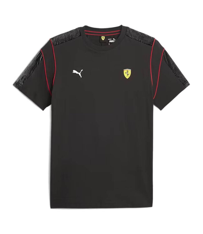 Scuderia  Ferrari F1 Mens MT7 Style Shirt Black Adult - Collection 2023
