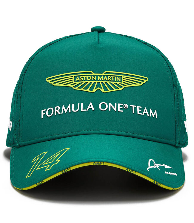 Aston Martin Cognizant F1 Team Kids Alonso Drivers Baseball Cap Green - Collection 2024