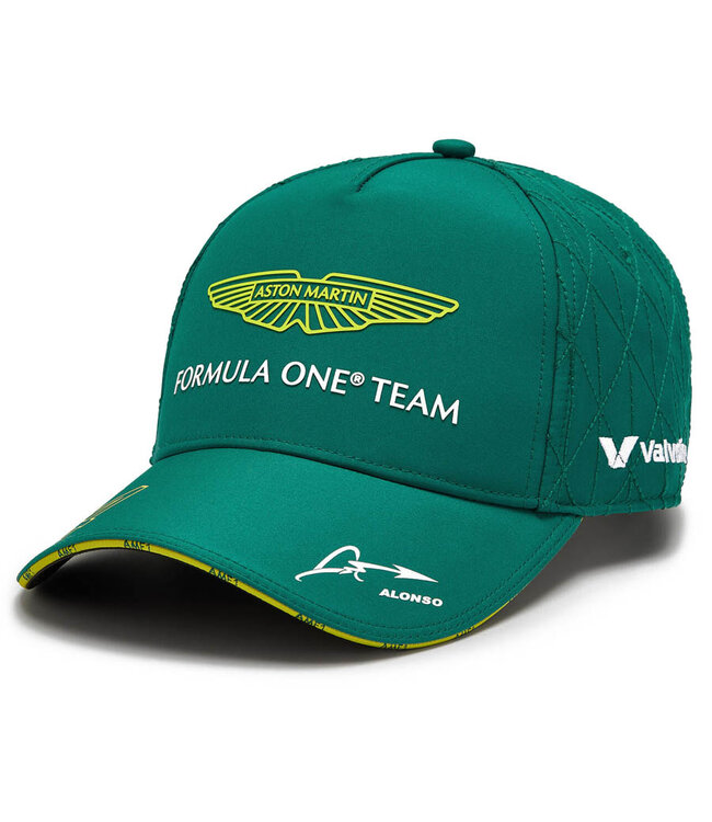 Aston Martin Cognizant F1 Team Kids Alonso Drivers Baseball Cap Green - Collection 2024