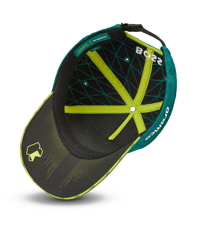 Aston Martin Cognizant F1 Team Kids Alonso Drivers Baseball Cap Green - Collection 2024