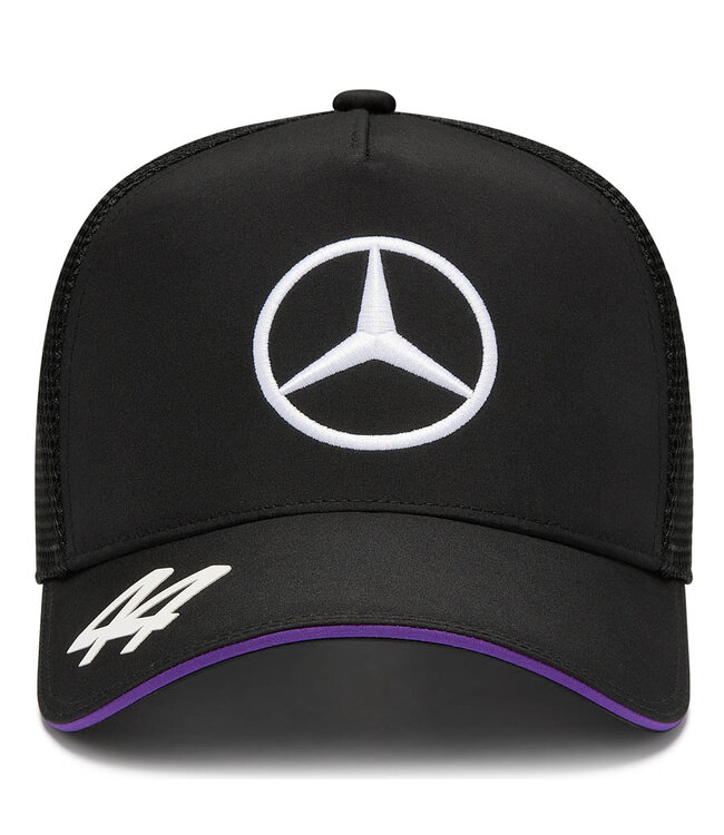 Mercedes AMG Petronas F1 Team - Lewis Hamilton Driver Trucker Cap Black Adult - Collection 2024