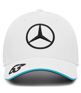 Mercedes AMG Petronas F1 Team 2024 Adult George Russell Driver Cap White