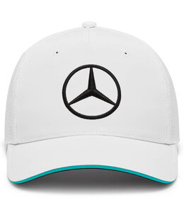 Mercedes AMG Petronas F1 Team 2024 Adult Team Baseball Cap White