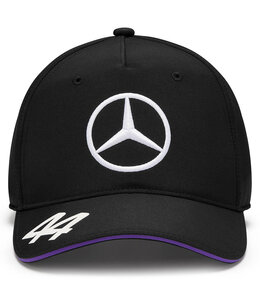 Mercedes AMG Petronas F1 Team 2024 Kids Lewis Hamilton Driver Cap Black