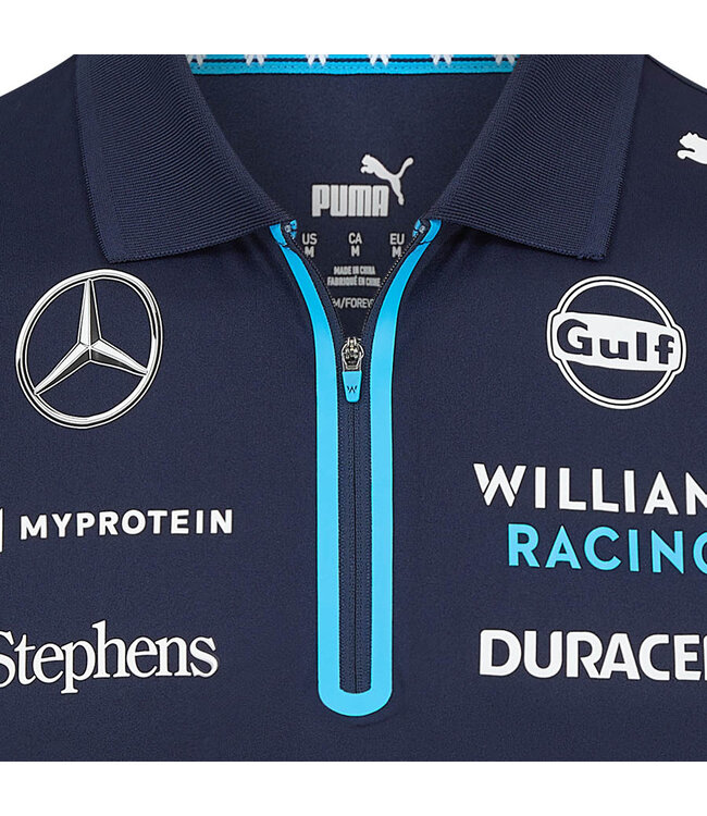 Williams Racing F1 Team Polo Navy Blue Adult - Collection 2024