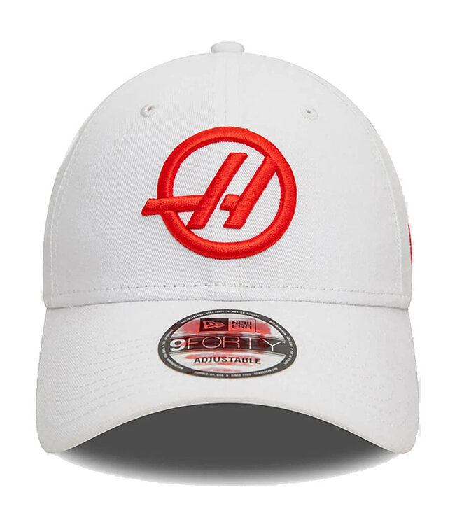 Haas F1 Team Team Baseball Cap White Adult - Collection 2024
