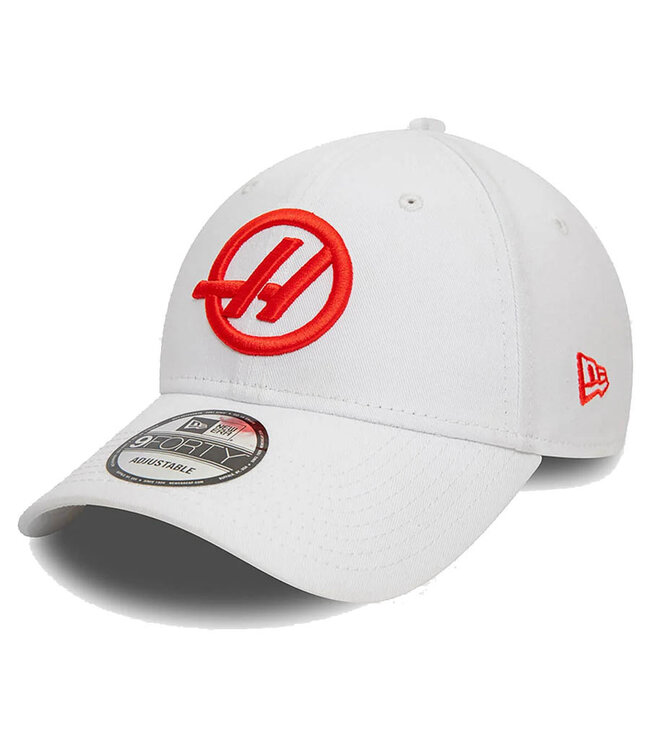 Haas F1 Team Team Baseball Cap White Adult - Collection 2024