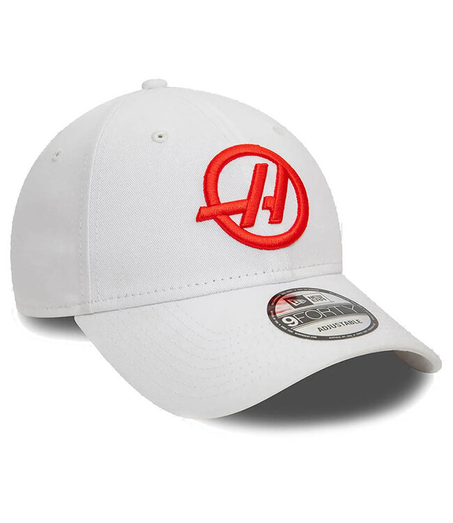 Haas F1 Team Team Baseball Cap White Adult - Collection 2024
