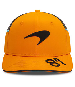 McLaren F1 Team 2024 Adult Driver Baseball Cap Oscar Piastri Papaya Orange