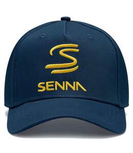 Ayrton Senna Baseball Cap Pagean Blue Adult