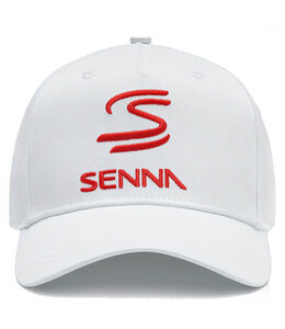 Ayrton Senna Baseball Cap Bright White Adult