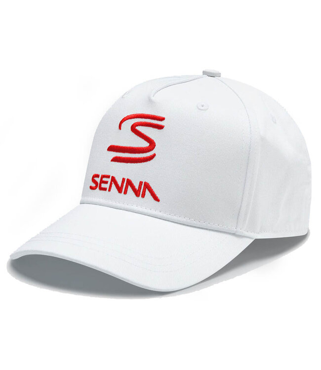 Ayrton Senna Baseball Cap Bright White Adult - Senna Foundation Collection