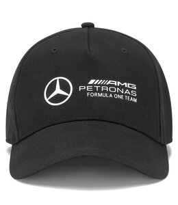Mercedes AMG Petronas F1 Team 2024 Adult Logo Baseball Cap Black