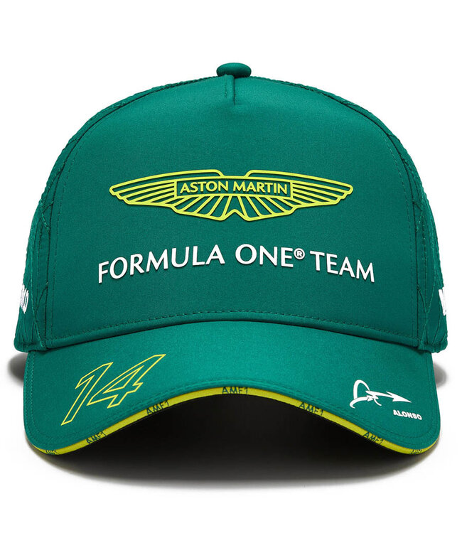 Aston Martin Cognizant F1 Team Adult Alonso Drivers Baseball Cap Green - Collection 2024