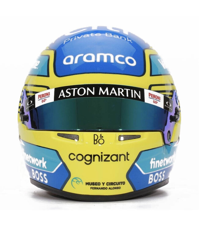 Aston Martin Cognizant F1 Team Fernando Alonso Helmet 2024  Scale 1:2