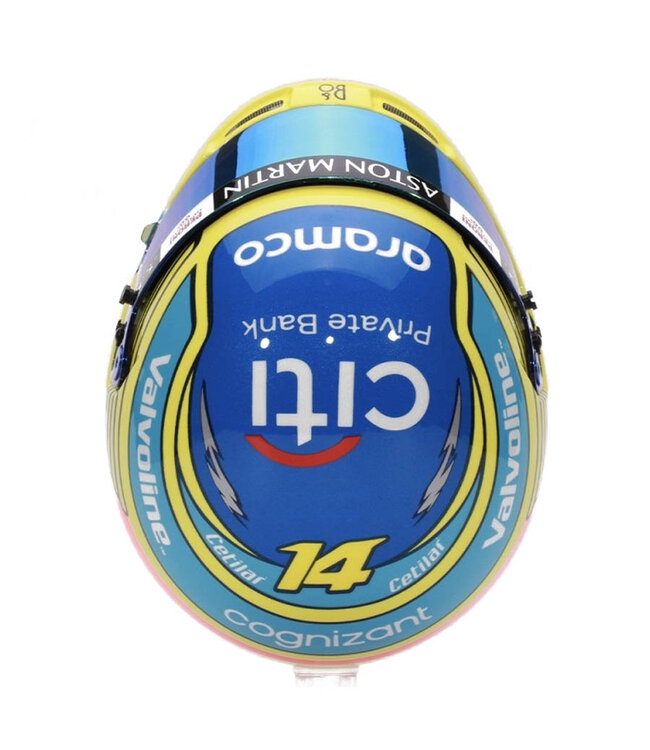 Aston Martin Cognizant F1 Team Fernando Alonso Helmet 2024  Scale 1:2