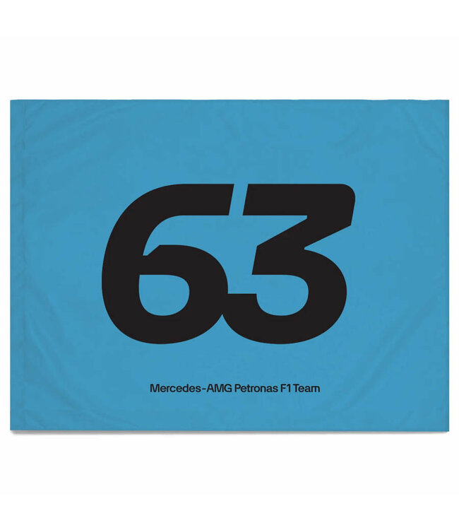 Mercedes AMG Petronas F1 Team - Russell Fan Flag - Collection 2024