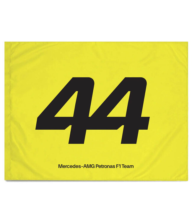 Mercedes AMG Petronas F1 Team - Hamilton Fan Flag - Collection 2024