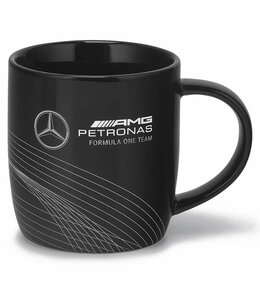 Mercedes AMG Petronas F1 Team 2024 Team Logo Mug Black