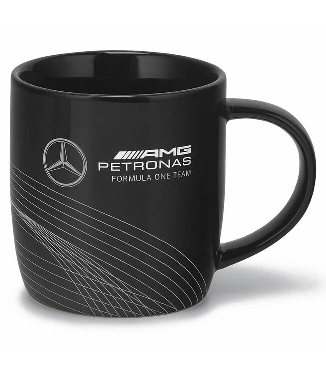 Mercedes AMG Petronas F1 Team - Team Logo Mug Black - Collection 2024