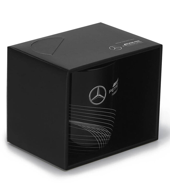 Mercedes AMG Petronas F1 Team - Team Logo Mug Black - Collection 2024