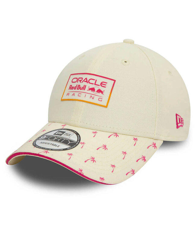 Oracle Red Bull  Racing F1 Team GP Miami Off White Team Baseball Cap Adult - Collection 2024